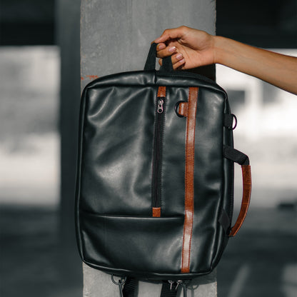 Vintage Convertible Laptop Sleeve Backpack - BREACHIT
