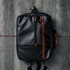 Vintage Convertible Laptop Sleeve Backpack - BREACHIT