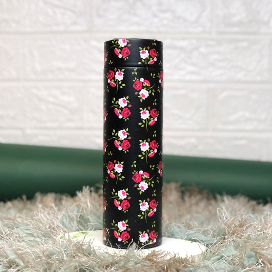 WB017 - Floral Printed Temperature Water Bottle - BREACHIT