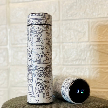 WB018 - Graffiti Printed Temperature Water Bottle - BREACHIT