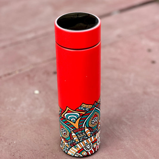 WB037 - Tribal Vibes Printed Temperature Water Bottle - BREACHIT