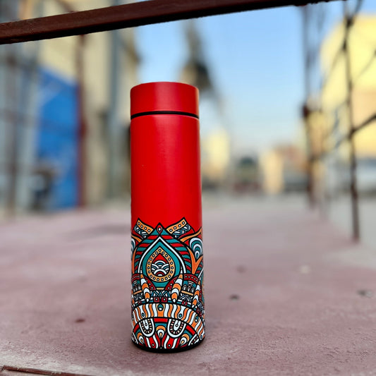 WB037 - Tribal Vibes Printed Temperature Water Bottle - BREACHIT