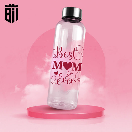 WB051 - Best Mom Ever Glass Water Bottle - BREACHIT
