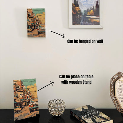 WF020 - Karachi Old City Wall Frame - BREACHIT