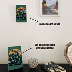 WF023 - Motor Bike Wall Frame - BREACHIT