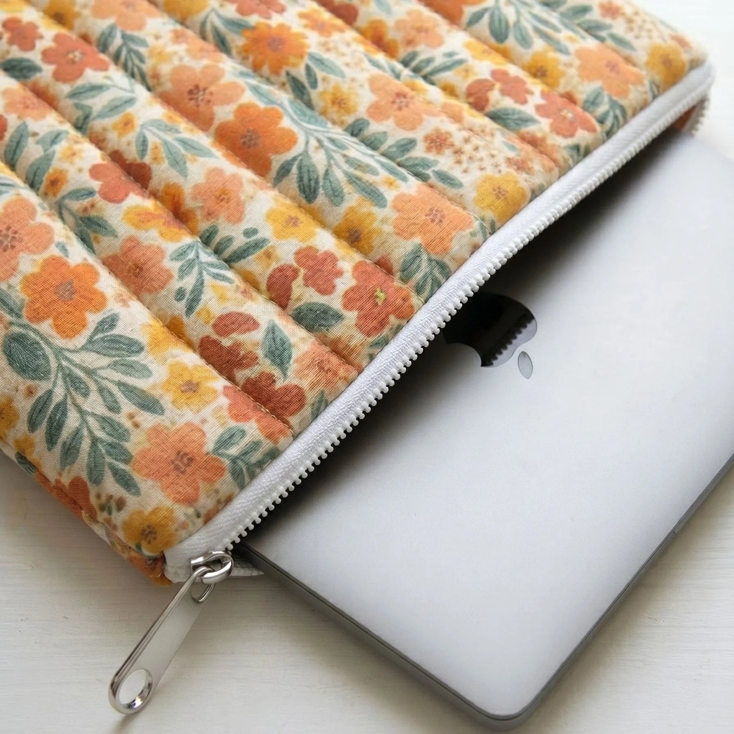 Wildflower Quilt Puffer Laptop Sleeve - BREACHIT