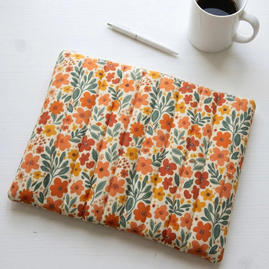 Wildflower Quilt Puffer Laptop Sleeve - BREACHIT
