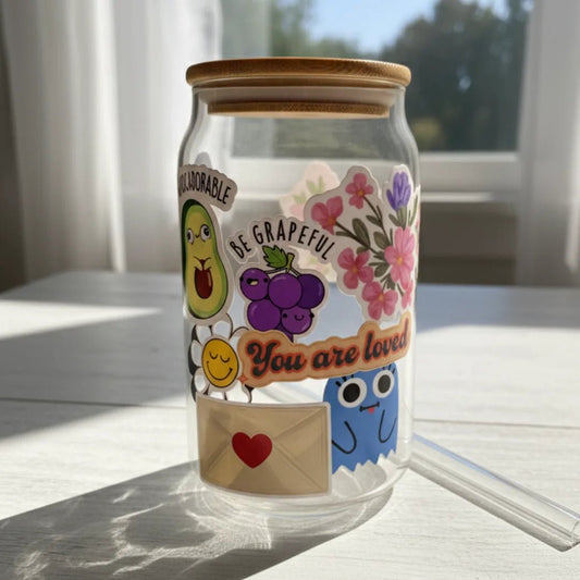 You Are Loved Coffee Glass Jar - BREACHIT