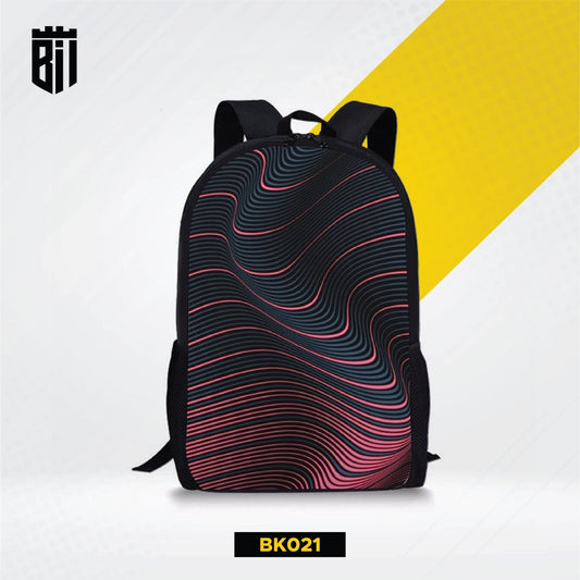 BK021 Abstract Backpack - BREACHIT