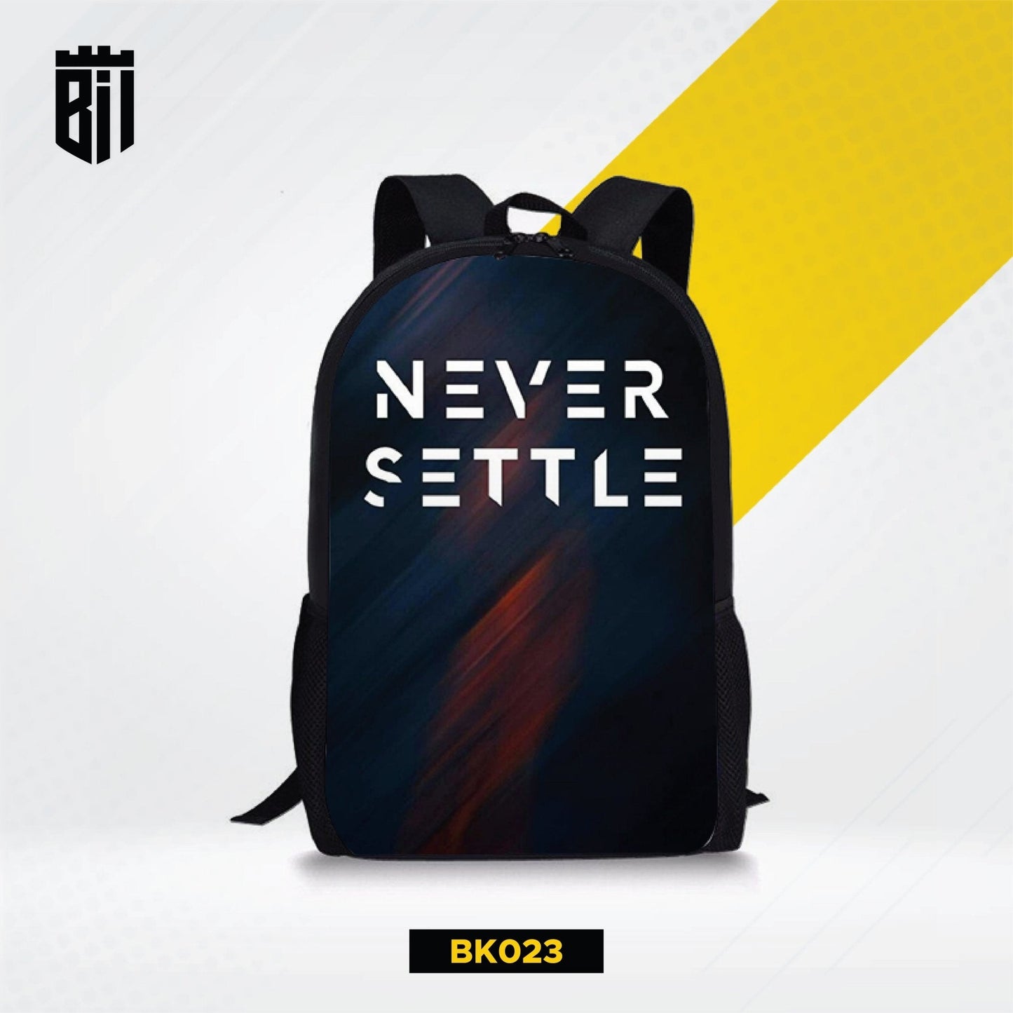 BK023 Never Settle Backpack - BREACHIT