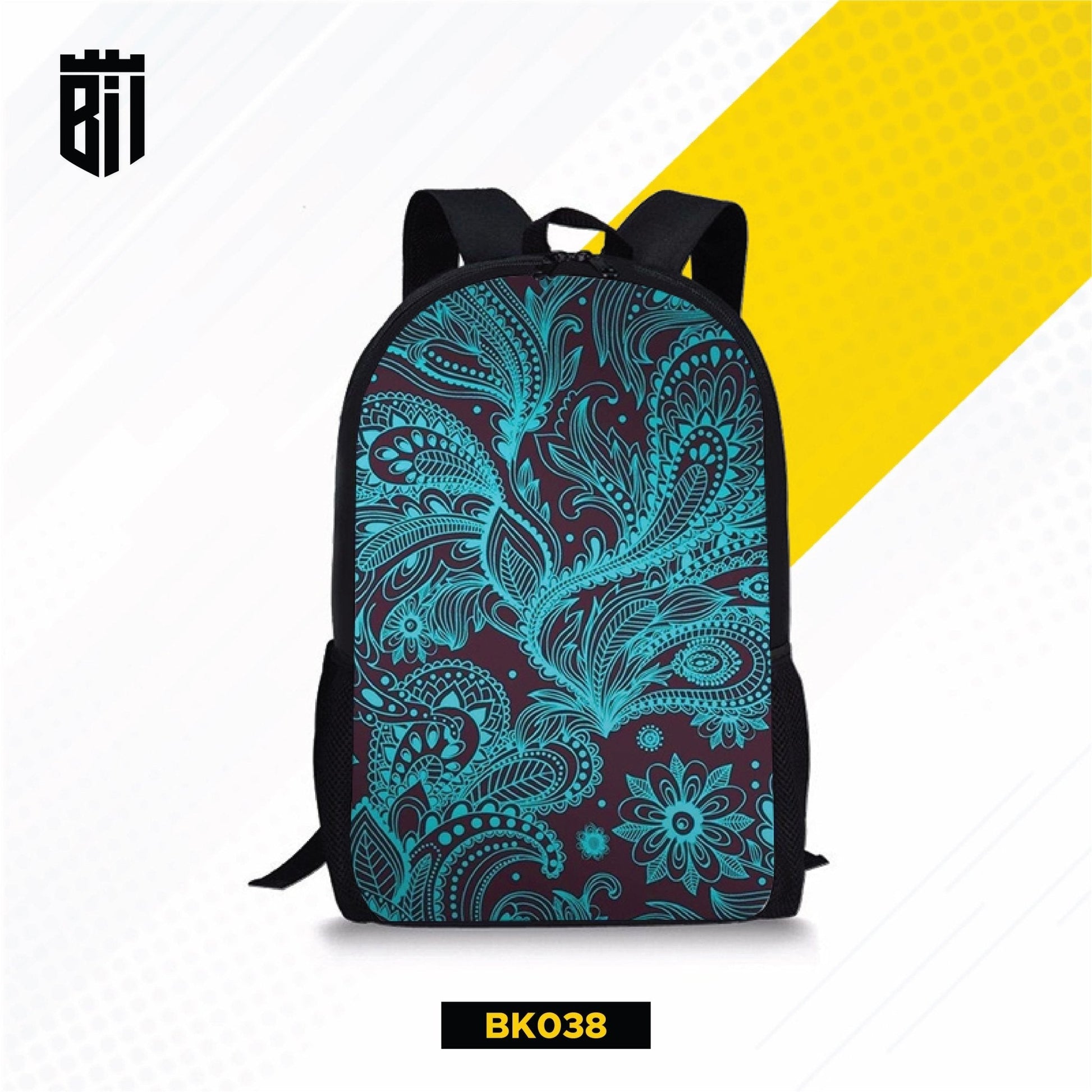 BK038 Blue Aesthetic Backpack - BREACHIT