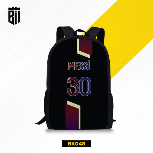 BK048 Black Messi Backpack - BREACHIT