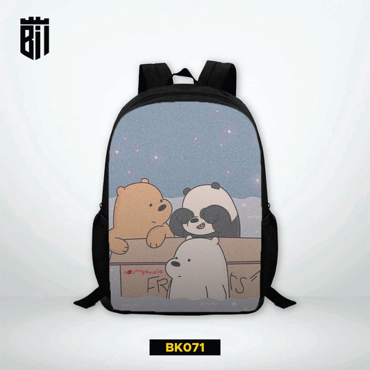 BK071 We Bare Bears Backpack - BREACHIT