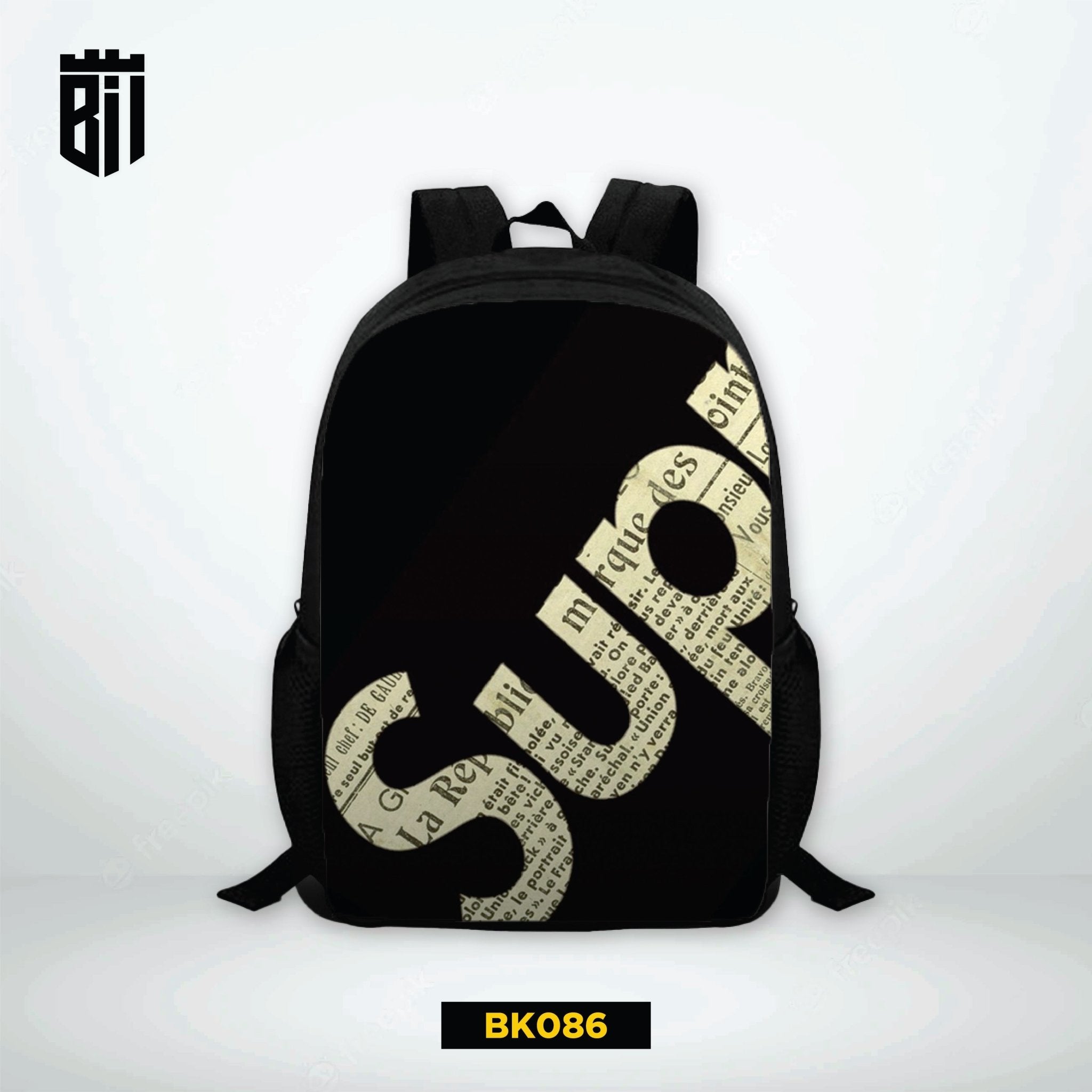 Gold 2024 supreme backpack