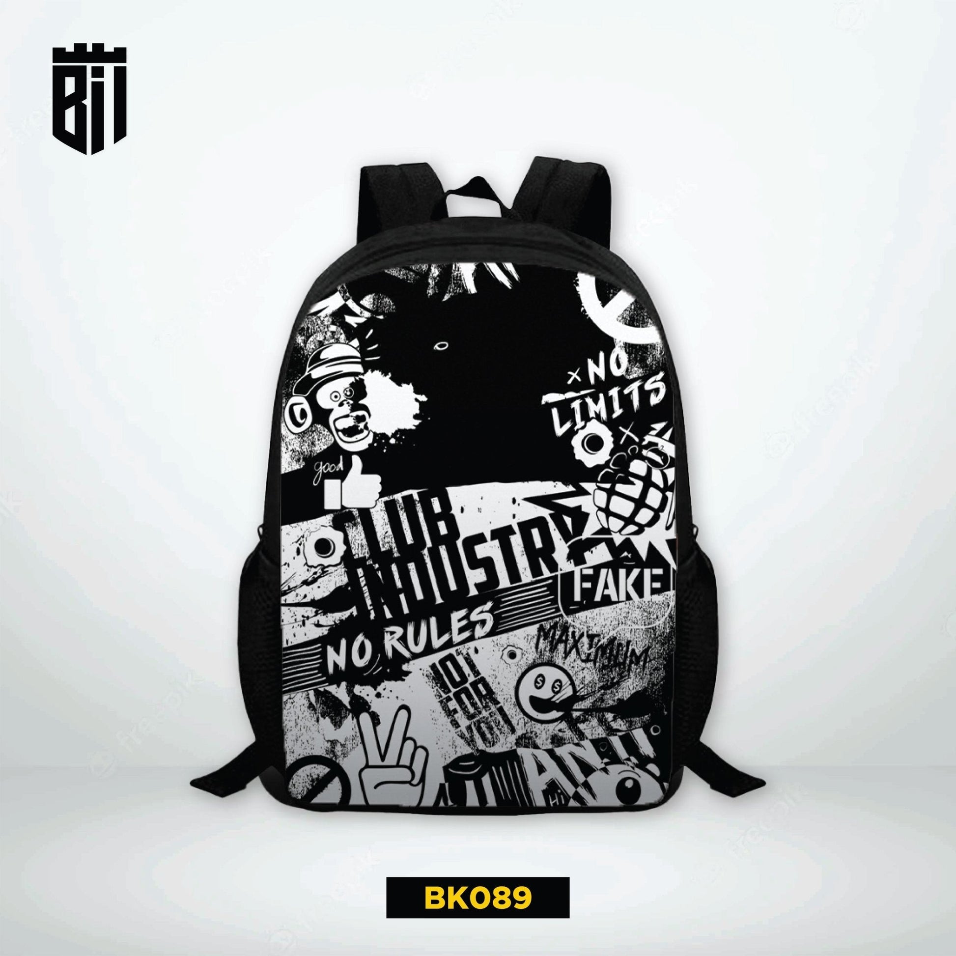 BK089 Graffiti Backpack - BREACHIT