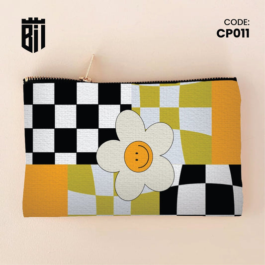 CP011 - Abstract Flower Customized Pouch - BREACHIT
