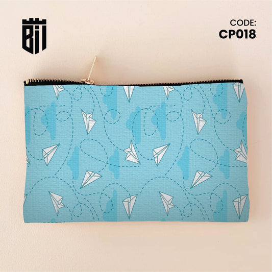 CP018- Crafty Paper Planes Customized Pouch - BREACHIT