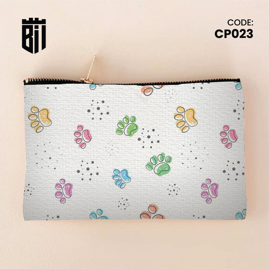 CP023 - Paw Colorful Customized Pouch - BREACHIT