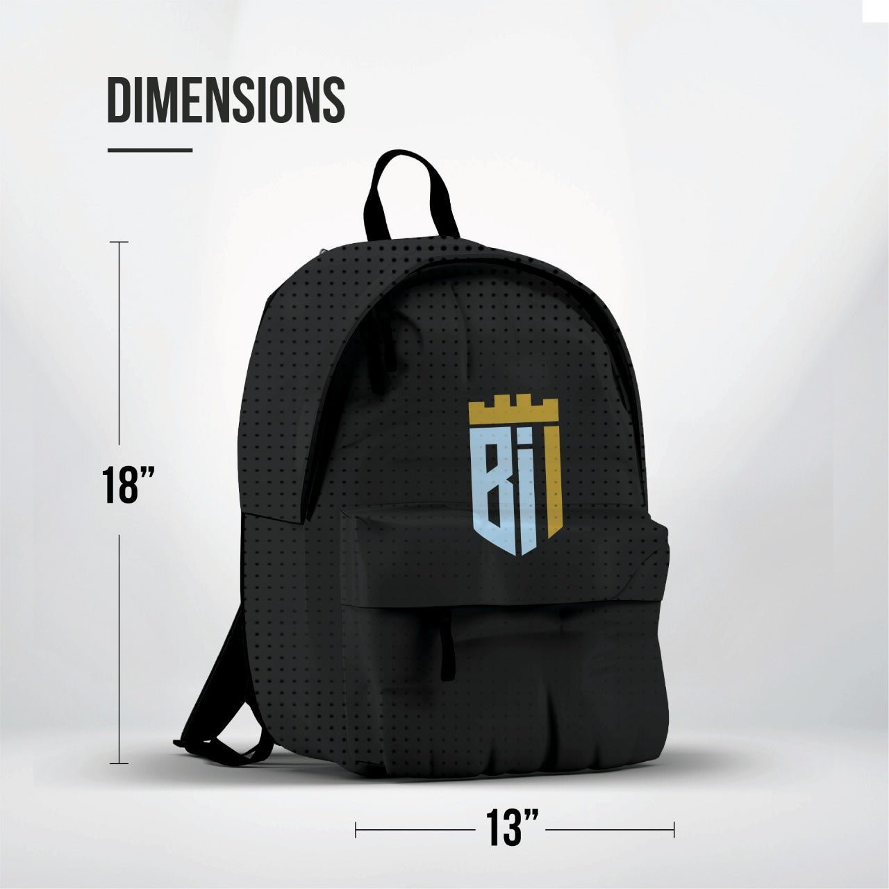 DB011 Geometrical Marble Pattern Allover Printed Backpack - BREACHIT