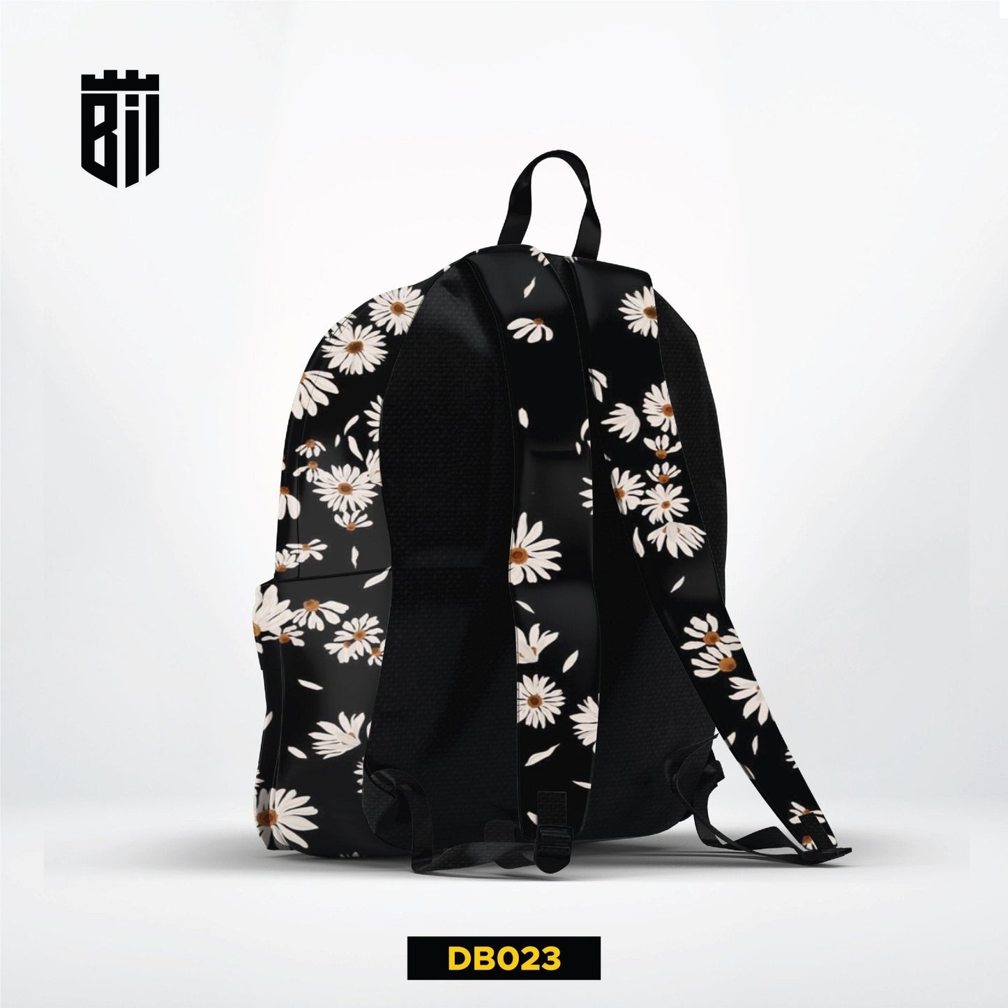 DB023 Pop Daisy Allover Printed Backpack - BREACHIT