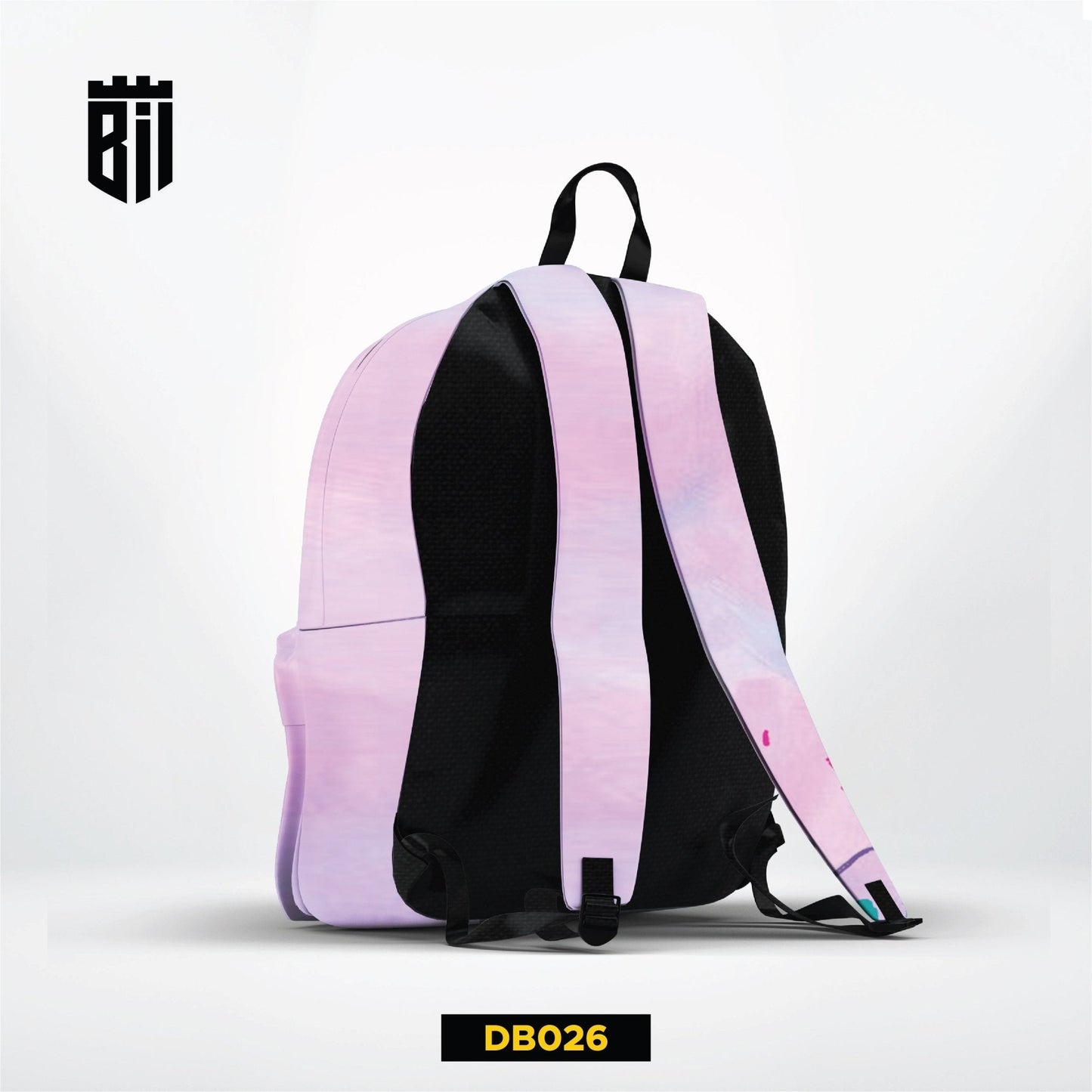 DB026 Be Fabulous Allover Printed Backpack - BREACHIT