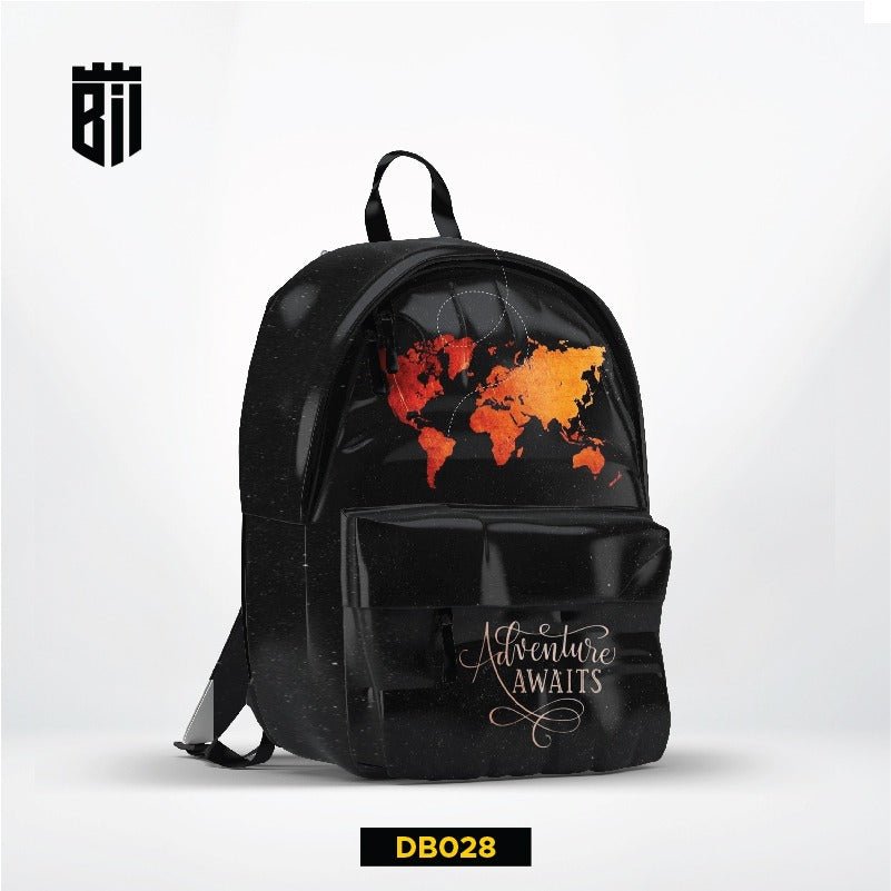 DB028 Adventure Travel Allover Printed Backpack
