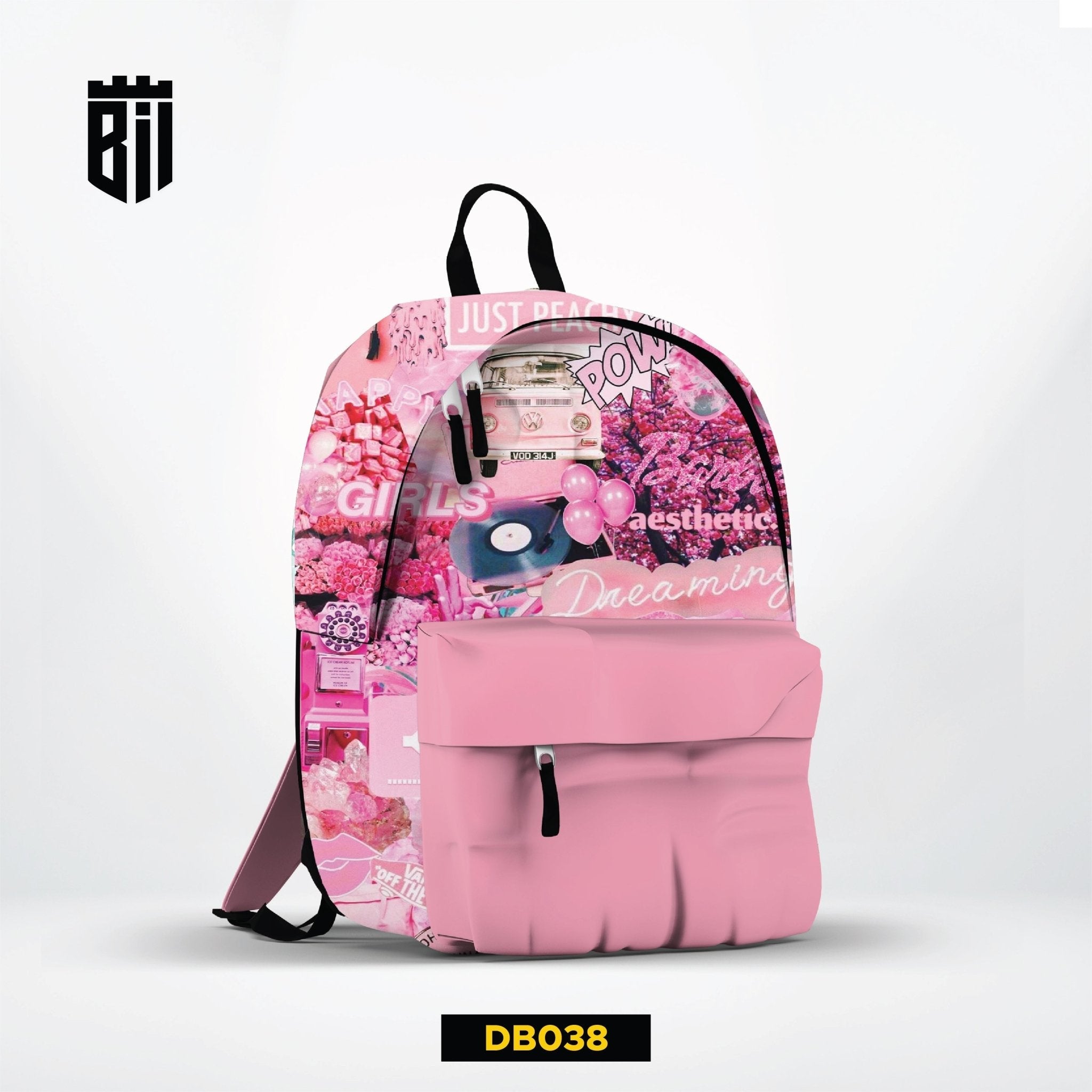 Printed Backpack BREACHIT - Customized Allover Printed Backpack | Make Your Own