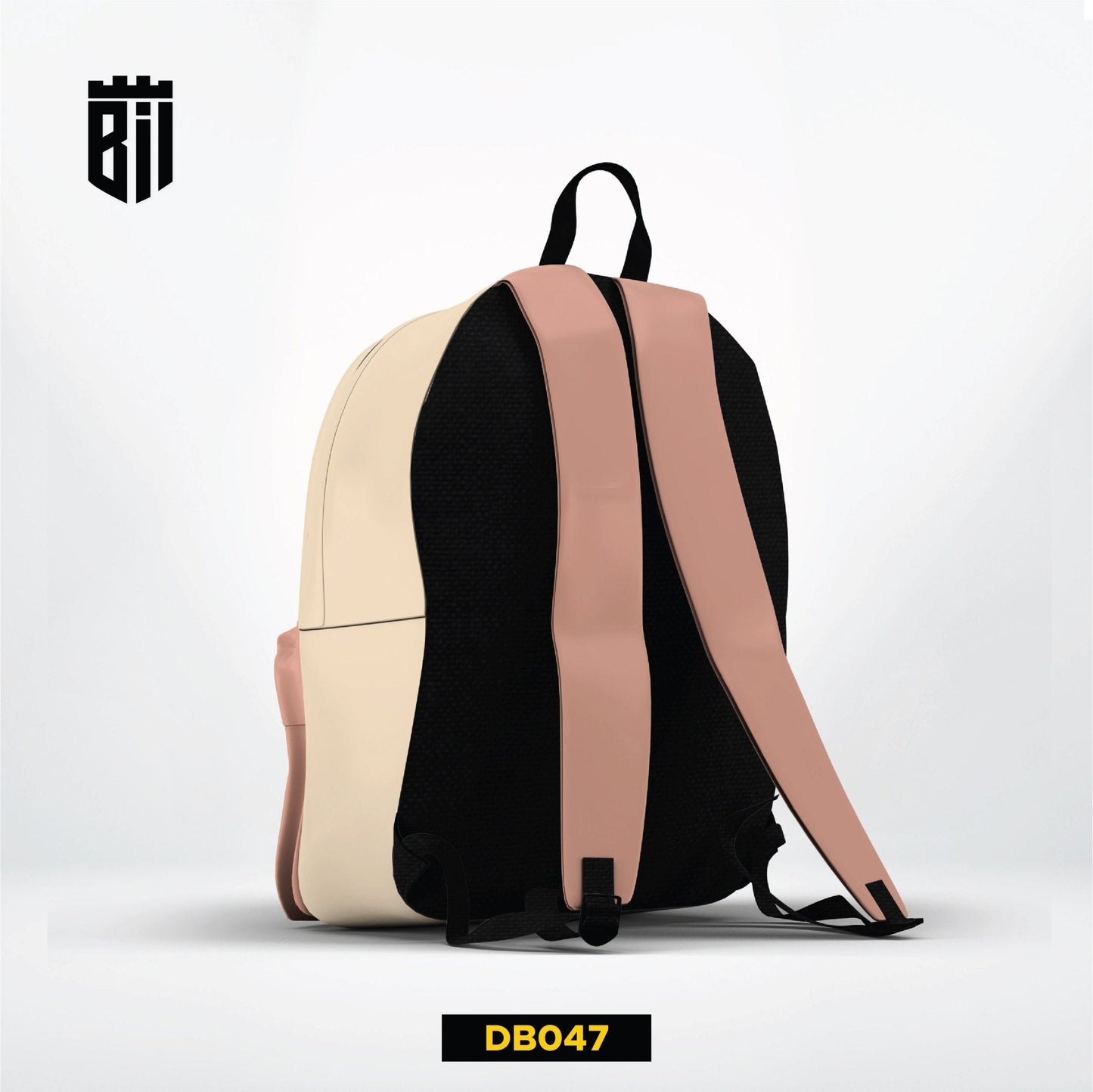 DB047 Colorful Contrast Allover Printed Backpack - BREACHIT