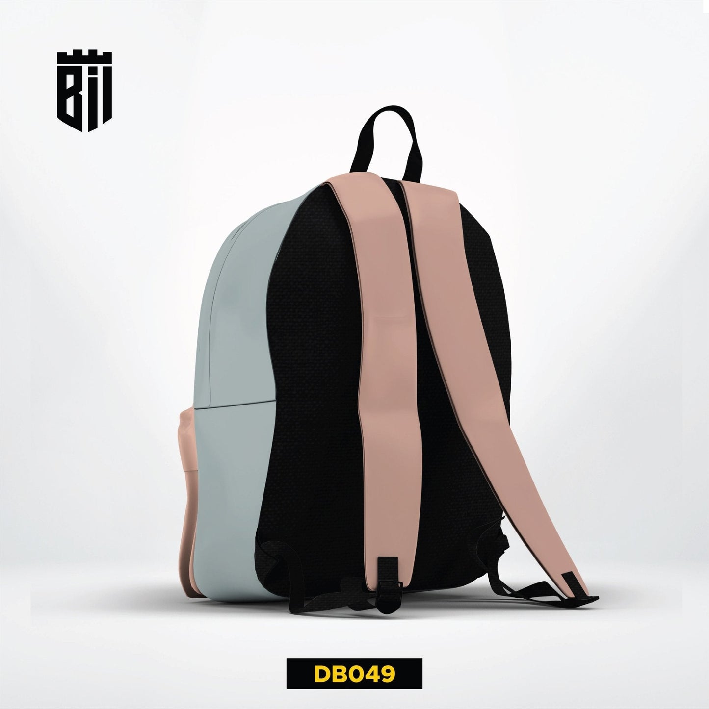 DB049 Colorful Contrast Allover Printed Backpack - BREACHIT
