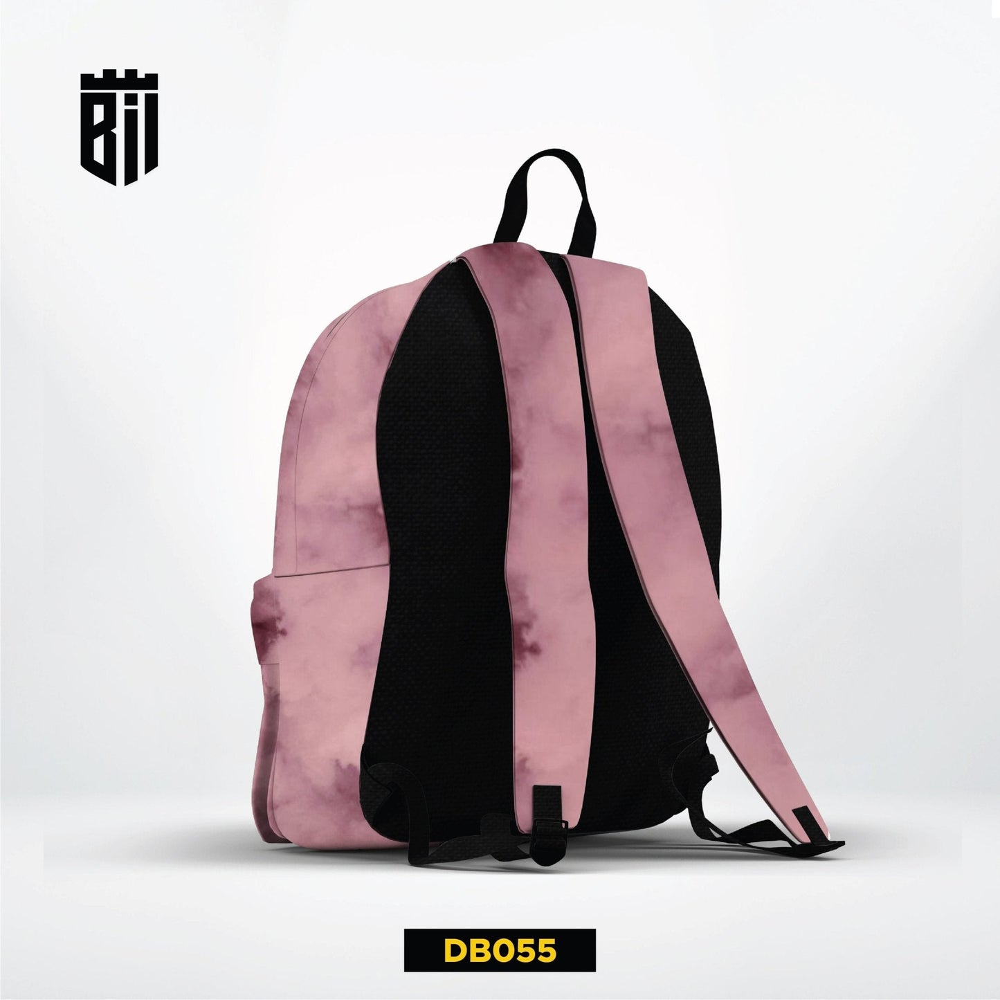 DB055 Pink Butterfly Allover Printed Backpack - BREACHIT