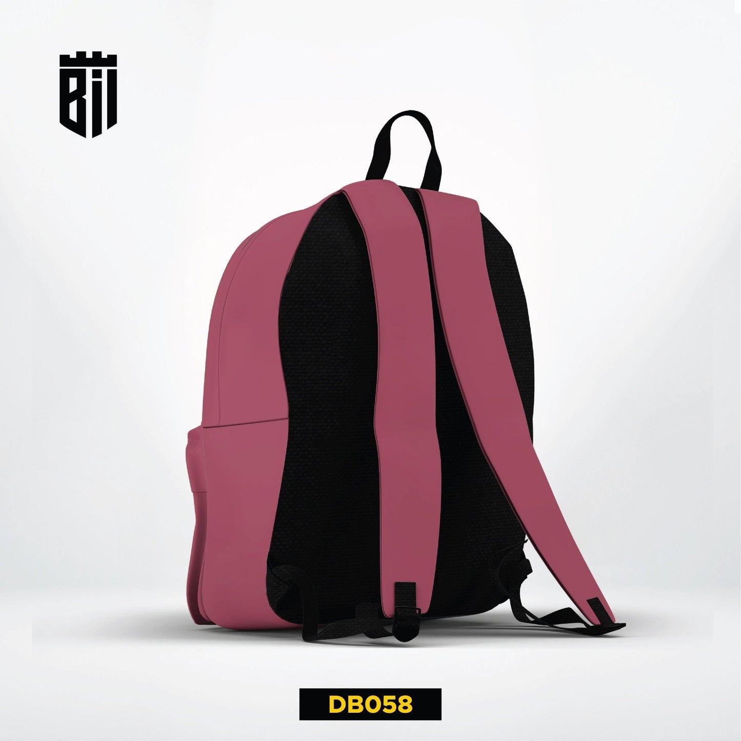 DB058 Maroon Allover Printed Backpack - BREACHIT
