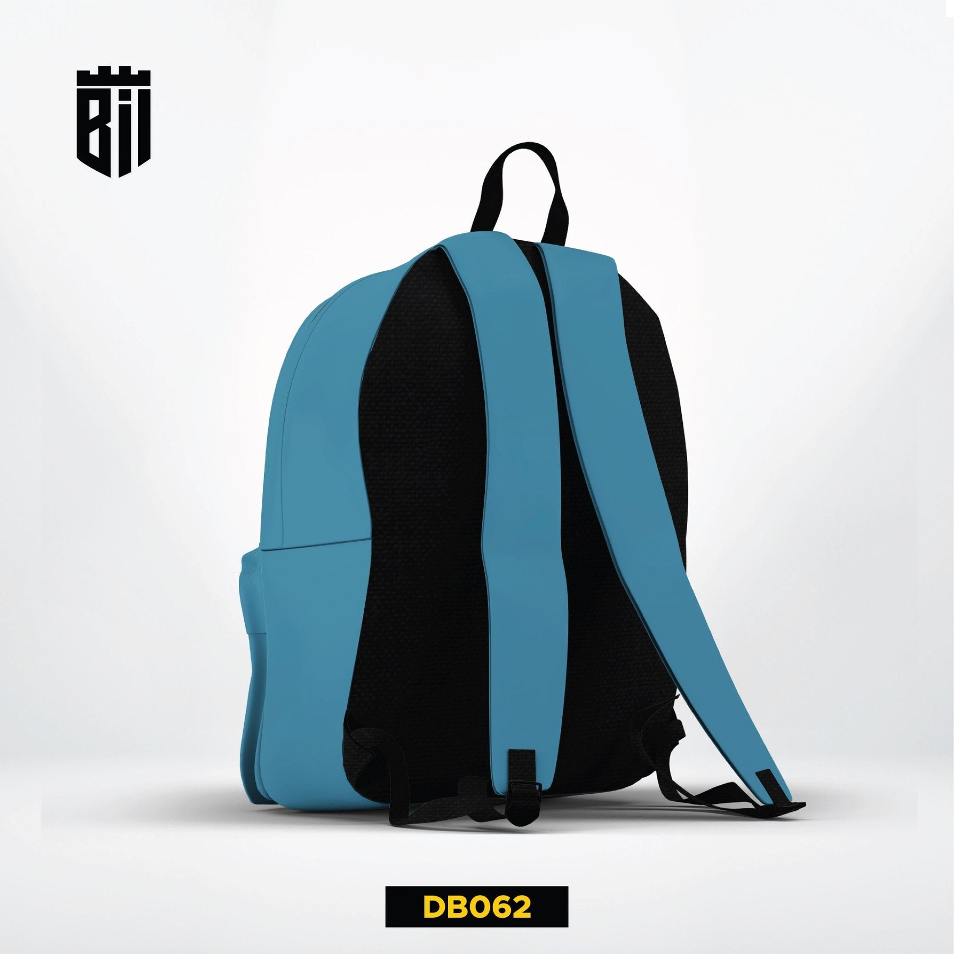 DB062 Blue Allover Printed Backpack - BREACHIT