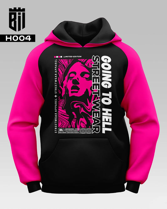 H012 Noir Blush Hoodie All Over Print - BREACHIT