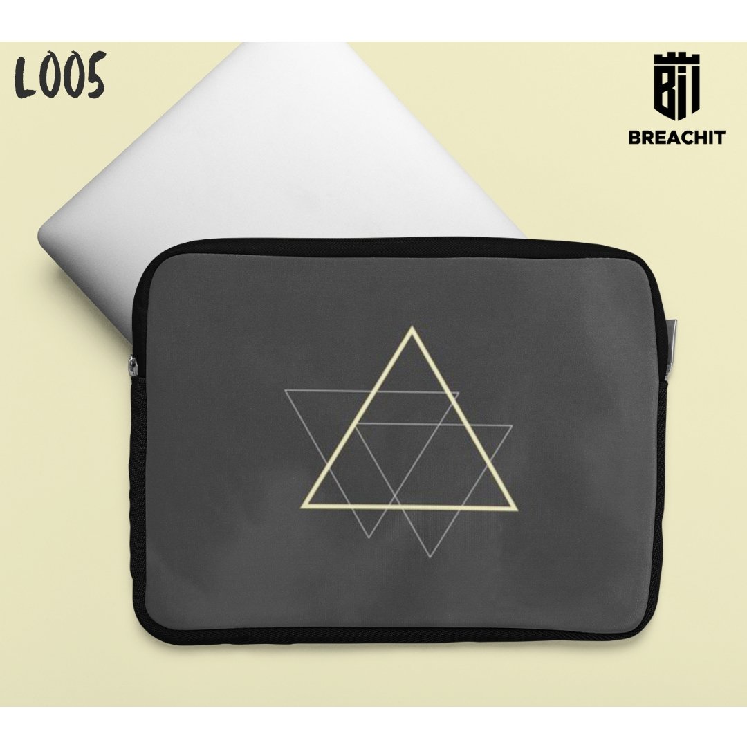 L005 Dark Gray Laptop Sleeve - BREACHIT