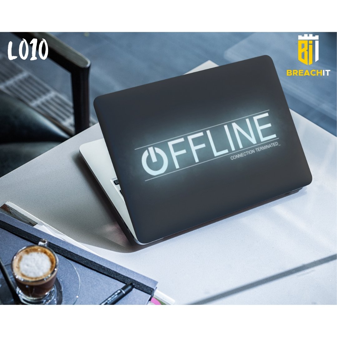 L010 Offline Laptop Skin - BREACHIT