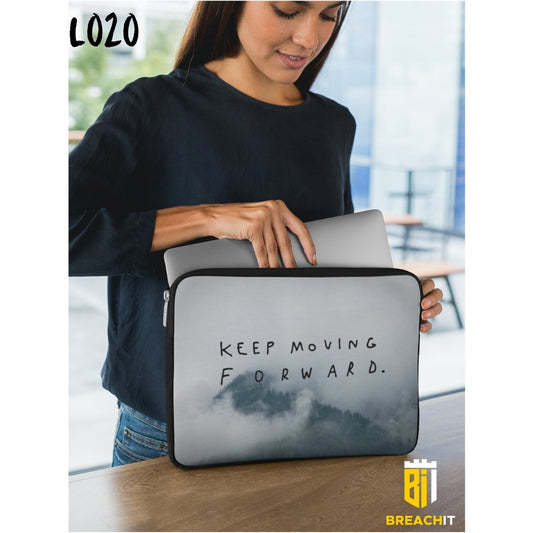 L020 Keep Moving Forward Laptop Sleeve - BREACHIT