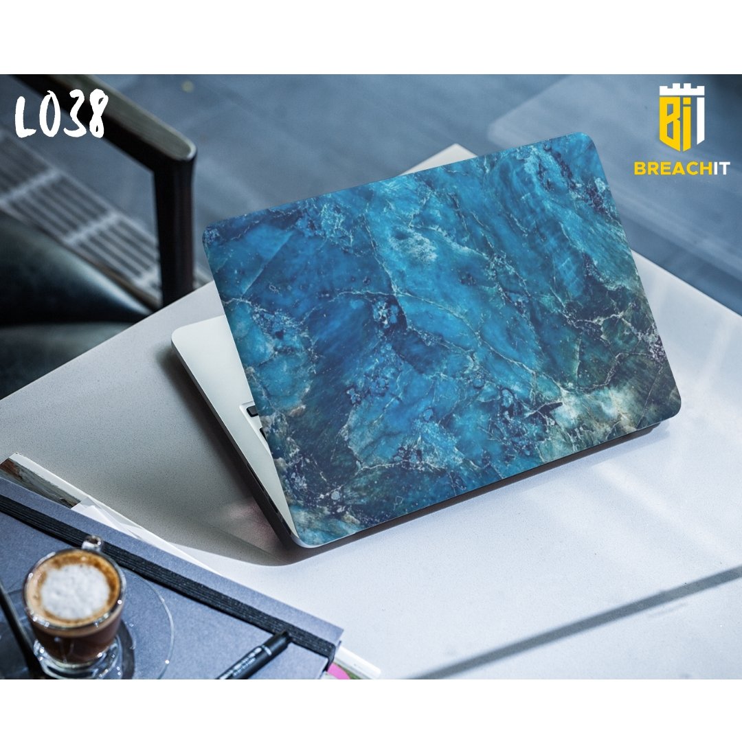 L038 Blue Marble Laptop Skin - BREACHIT