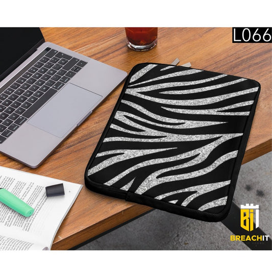 L066 Zebra Laptop Sleeve - BREACHIT