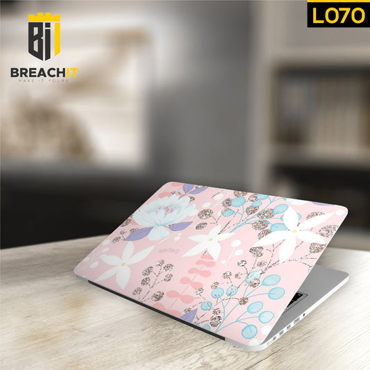 L070 Flowers Laptop Skin - BREACHIT