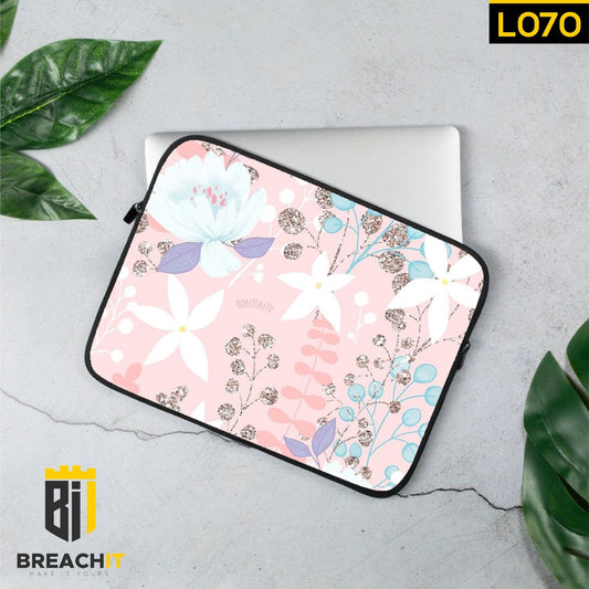 L070 Flowers Laptop Sleeve - BREACHIT