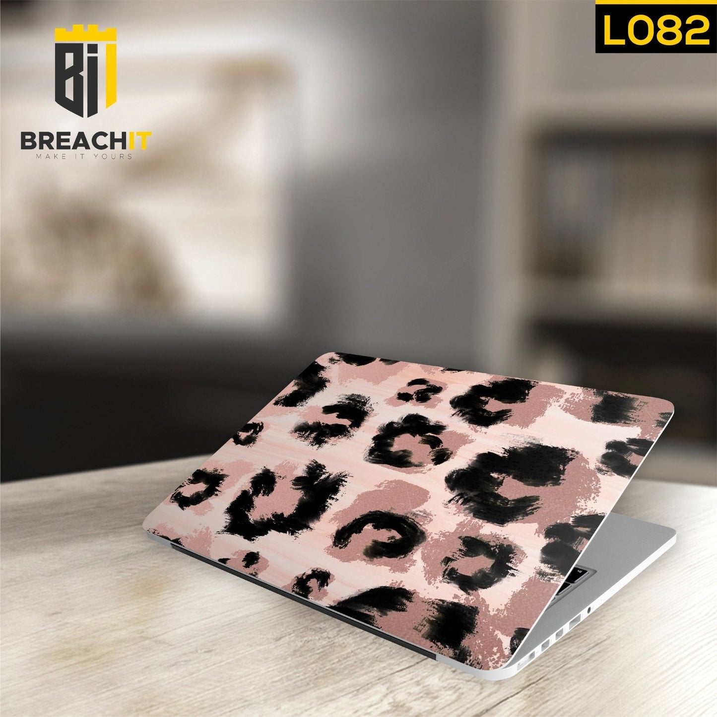 L082 Pink Laptop Skin - BREACHIT