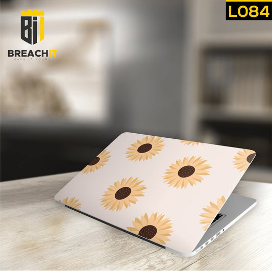 L084 Sun Flowers Laptop Skin - BREACHIT