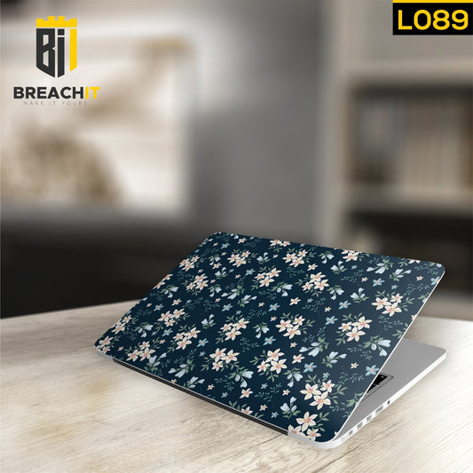 L089 Flowers Laptop Skin - BREACHIT