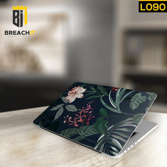L090 Flowers Laptop Skin - BREACHIT