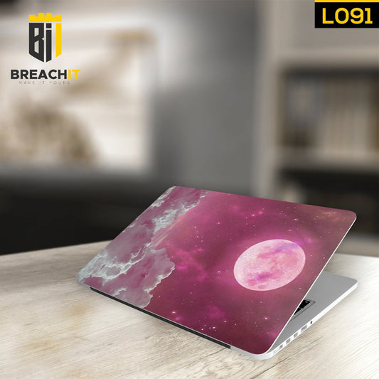 L091 Aesthetic Moon Laptop Skin - BREACHIT