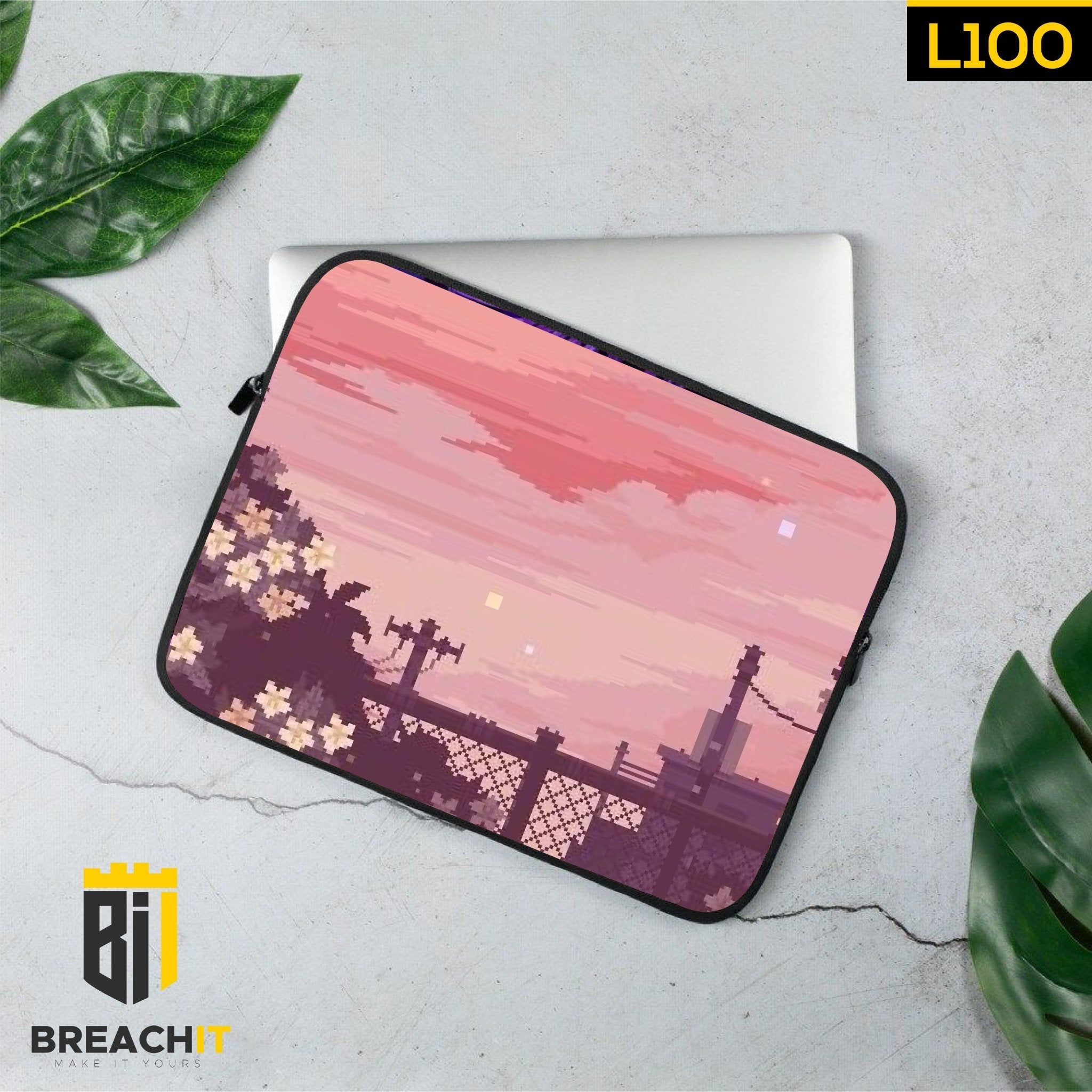 Pink Aesthetic Laptop Sleeve Bag | Make Your Own – BREACHIT