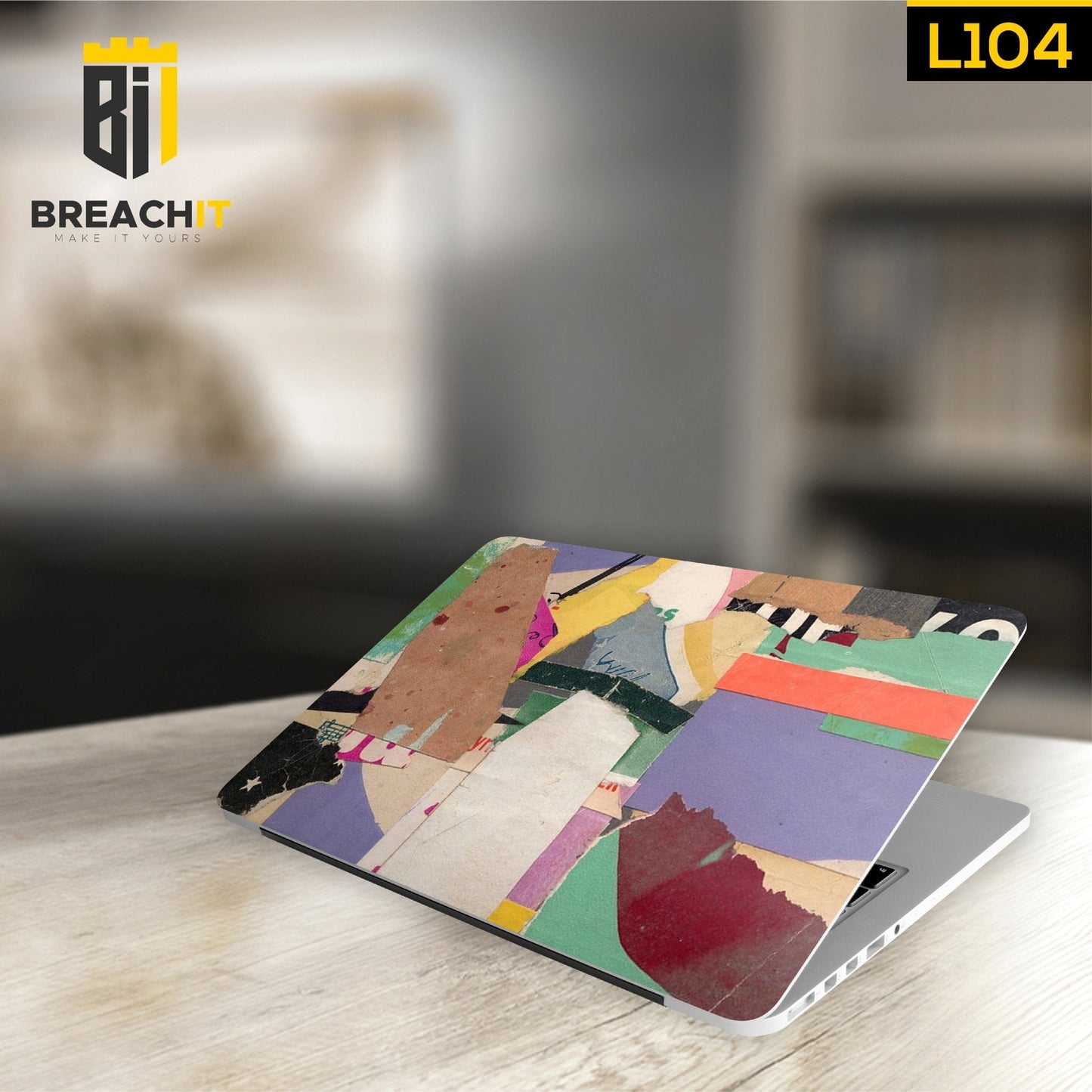 L104 Colorful Aesthetic Laptop Skin - BREACHIT