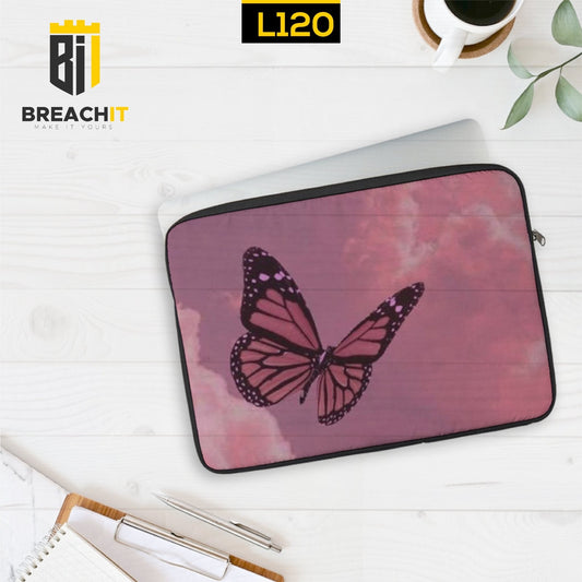 L120 Butterfly Laptop Sleeve - BREACHIT