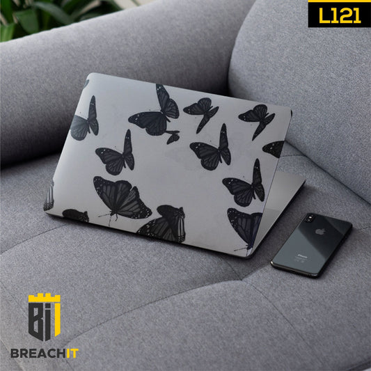 L121 Butterfly Laptop Skin - BREACHIT
