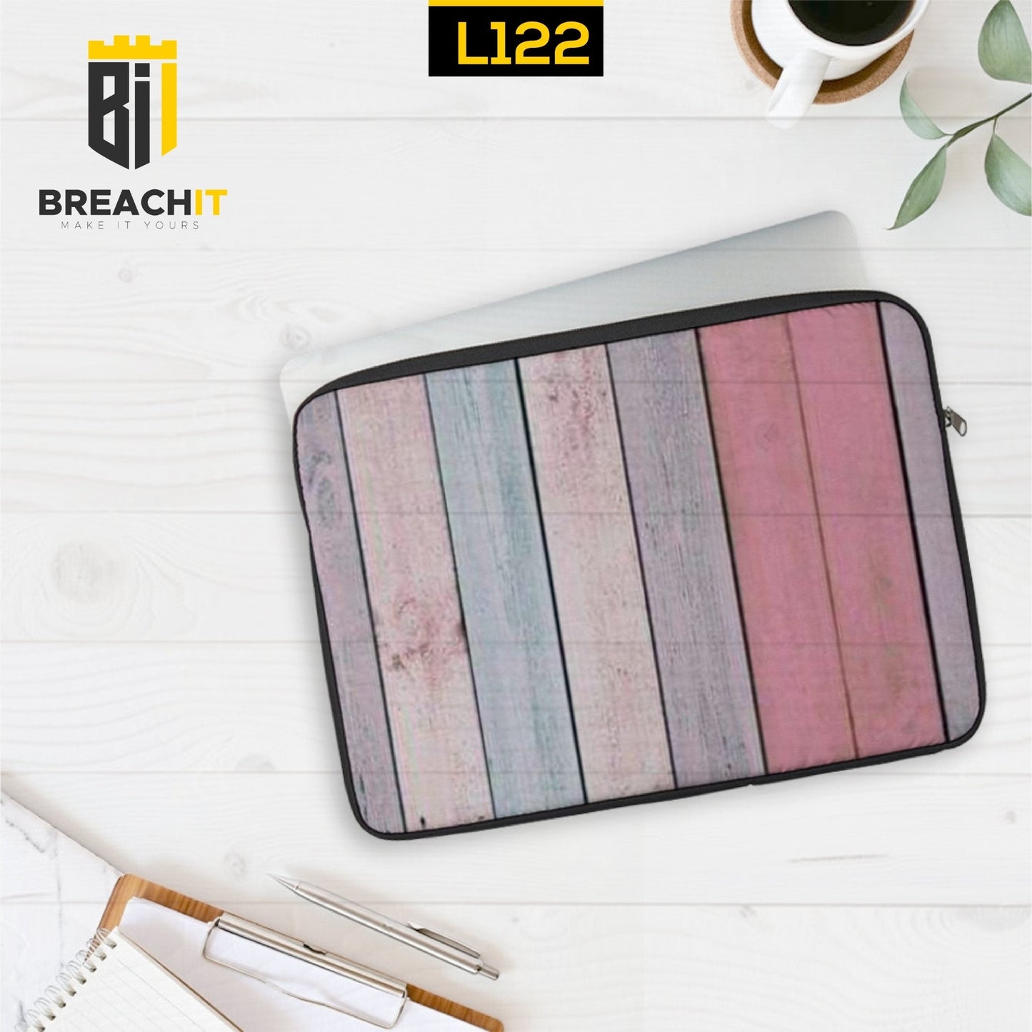 L122 Colorful Laptop Sleeve - BREACHIT